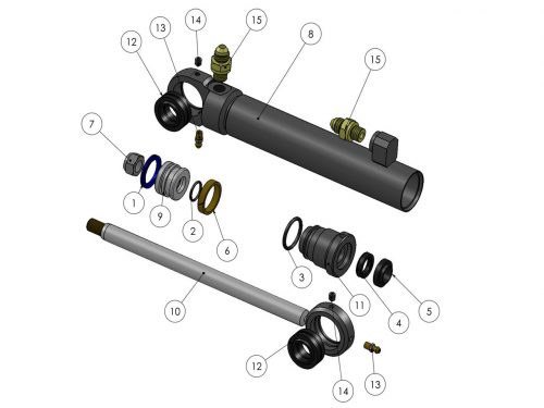 Цилиндр пилы 32/16X145 KESLA 25RHII(RHS)
