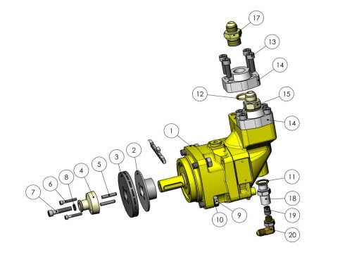 Мотор пилы 30 см³ KESLA 25RHII(RHS)